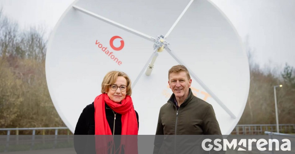 Vodafone does the first video call over satellite that uses a regular cellphone