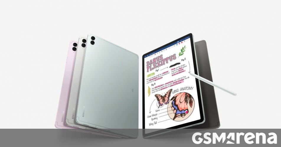 Samsung Galaxy Tab S10 FE and Tab S10 FE+’s screen sizes, RAM, and storage tipped